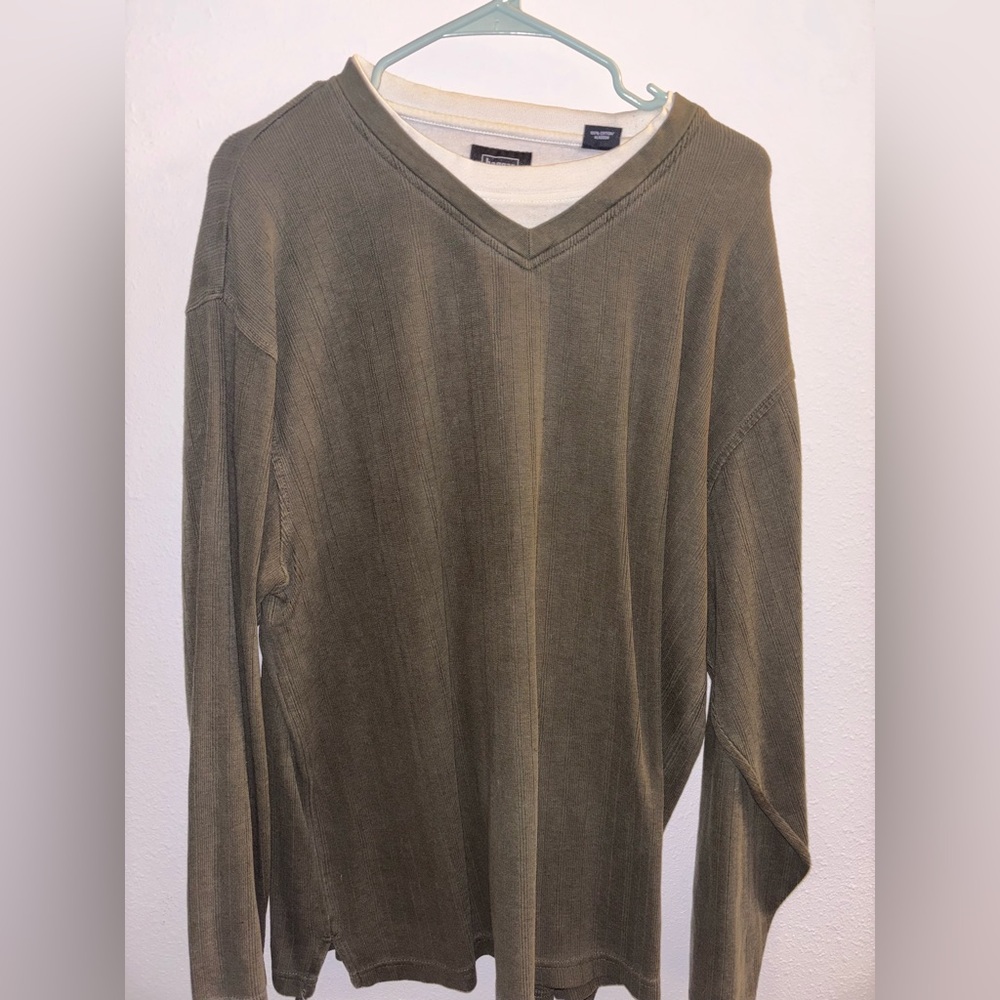 Men's Olive Green Sweater